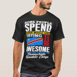 Camiseta Congolês RD Congo Bandeira Congolesa Citação