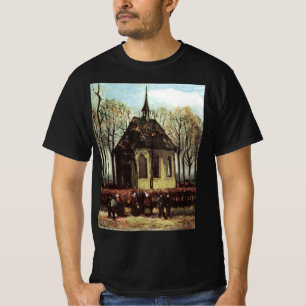 Camiseta Congregação na Igreja, Nuenen por Vincent van Gogh