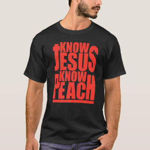 Camiseta Conheça Jesus sem pessos Felizes Felizes Vidas Fel