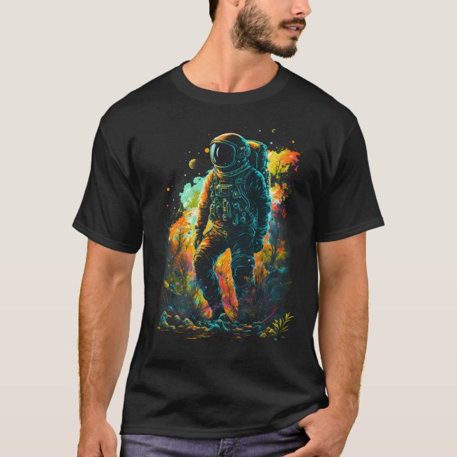 Camiseta Conheça nosso incrível astronauta (Frente)