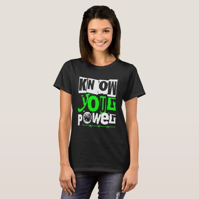 Camiseta Conheça o Gráfico de Empoderamento Feminino Know Y (Frente Completa)