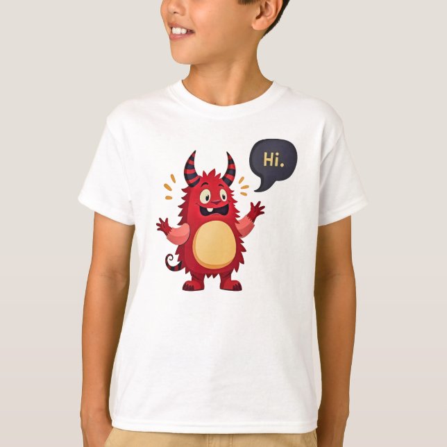 Camiseta Conheça o Monstro Amigável (Frente)