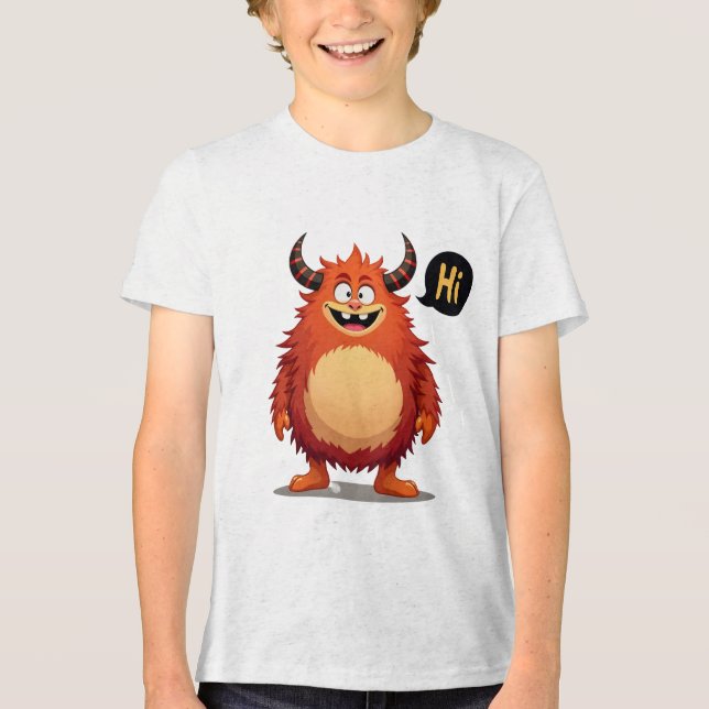 Camiseta Conheça o Monstro de Fluff Amigável (Frente)