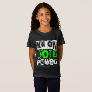 Camiseta Conheça o Poder das Garotas Motivação Gráfica