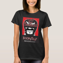 Camiseta Conheça o preto da Princesa Boobytrap