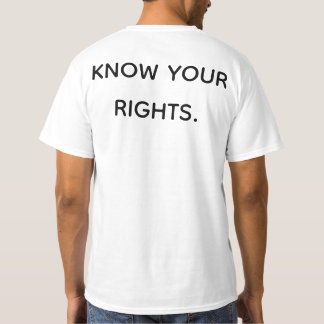 CAMISETA CONHEÇA OS SEUS DIREITOS!