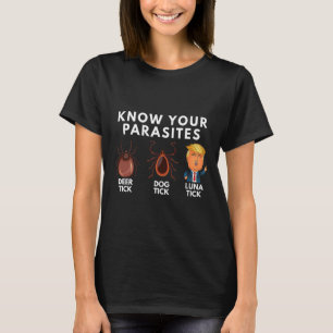 Camiseta Conheça Os Seus Parasitas Cachorro Dick Tick Luna