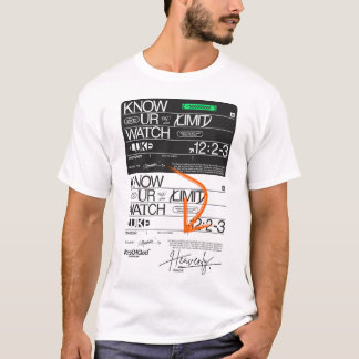 CAMISETA CONHEÇA SEU LIMITE