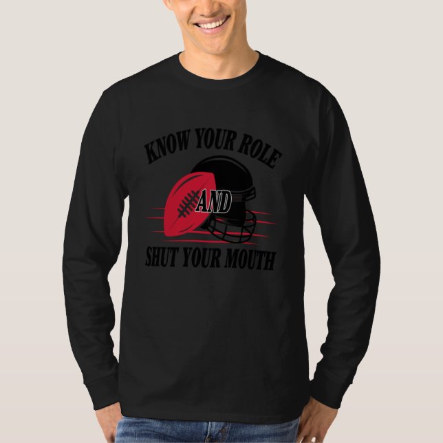 Camiseta Conheça Seu Papel E Feche A Boca  1 (Frente)