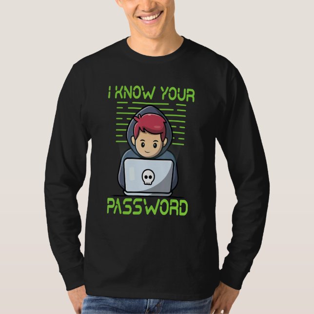 Camiseta Conheça sua senha (Frente)
