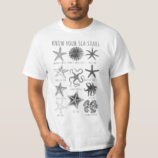 Camiseta Conheça Suas Estrelas do Mar - Grupos de Starfish