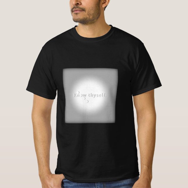 Camiseta Conhece-te a Ti Mesmo - Sócrates (Frente)
