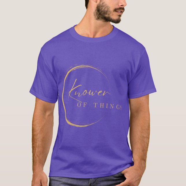 Camiseta Conhecedor de coisas engraçadas (Frente)
