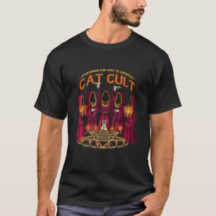 Camiseta Conhecendo nosso caminho para Nirvana Cat Cult Art