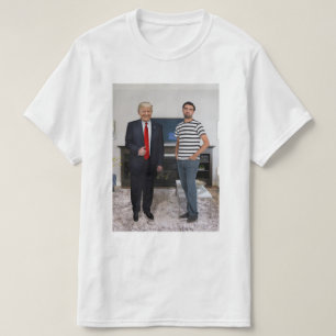 Camiseta Conheceu o Presidente Donald Trump Adicione Sua F