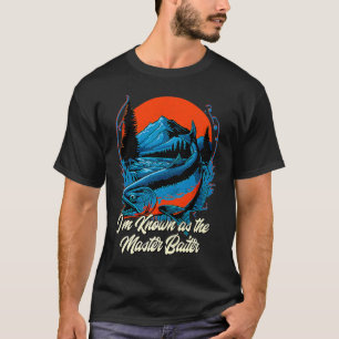 Camiseta Conhecido como o Mestre Isqueiro Humor de Pesca Pe