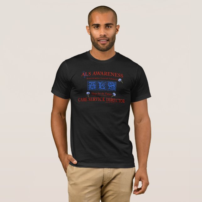 Camiseta Conhecimento ALS, diretor de serviços de assistênc (Frente Completa)