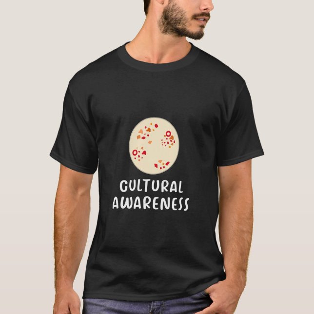 Camiseta Conhecimento Cultural Bactérias Science Lover Micr (Frente)