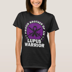 Camiseta Conhecimento De Lupus Orgulhoso Irmão De Um Guerre