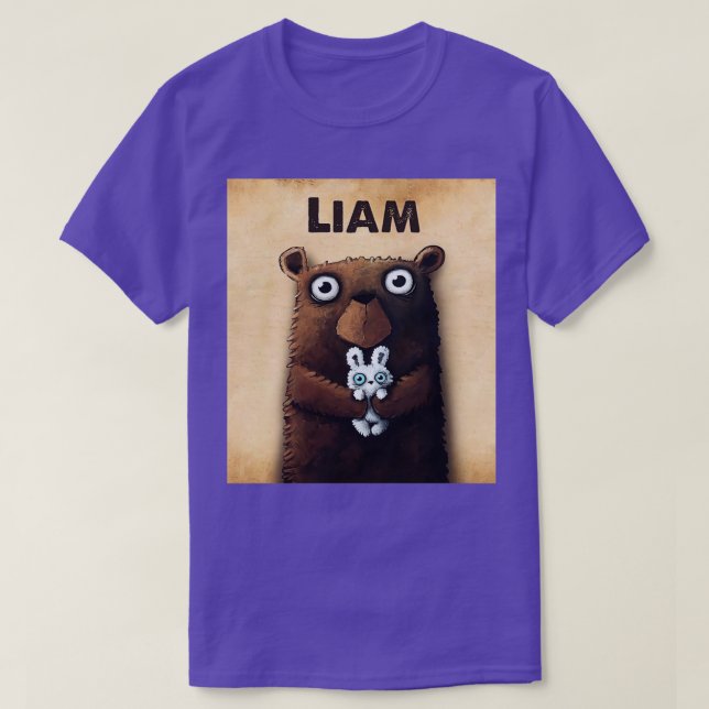 Camiseta Conhecimento de Urso e Urso Coelho (Frente do Design)