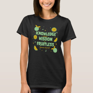 Camiseta Conhecimento Sem Sabedoria Proverbo Africano Guine