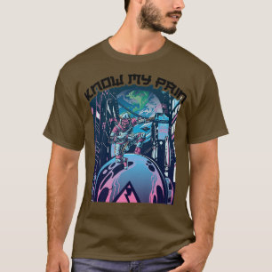 Camiseta Conheço Minha Dor Anime Ninjas Manga Samurais