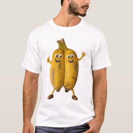 Camiseta Conjoined Bananas Comedy Duo
