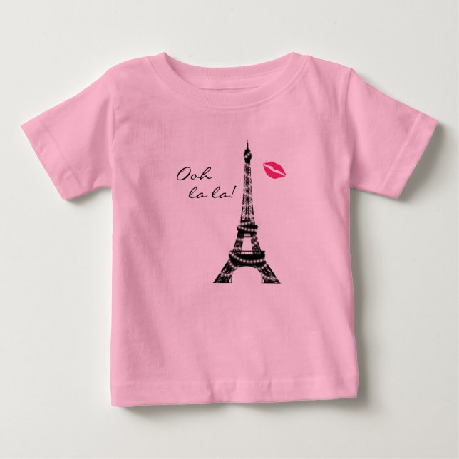 Camiseta Conjunto Body Saia de Tule Paris Brilha (Frente)