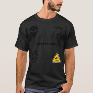 Camiseta Conjunto de Alienígenas Ufo