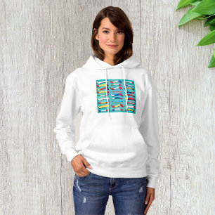 Camiseta Conjunto De Bandeiras Feminino Capuz