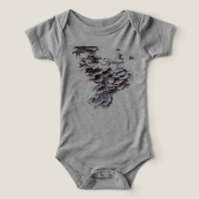 Camiseta Conjunto de bebê Forager para 6-12 Meses Futuro (Design frontal)