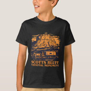 Camiseta Conjunto de Carroça de Cavalo do Monumento Naciona