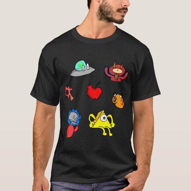 Camiseta Conjunto de coisas raras (Frente)