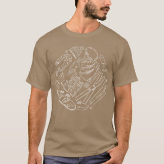 Camiseta Conjunto de esportes de inverno amigo menino