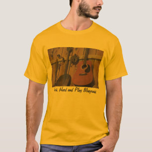 Camiseta Conjunto de ferramentas da guitarra do Bluegrass