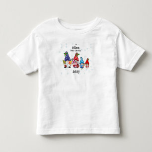 Camiseta Conjunto de Gnome Personalizado para Família de Cr