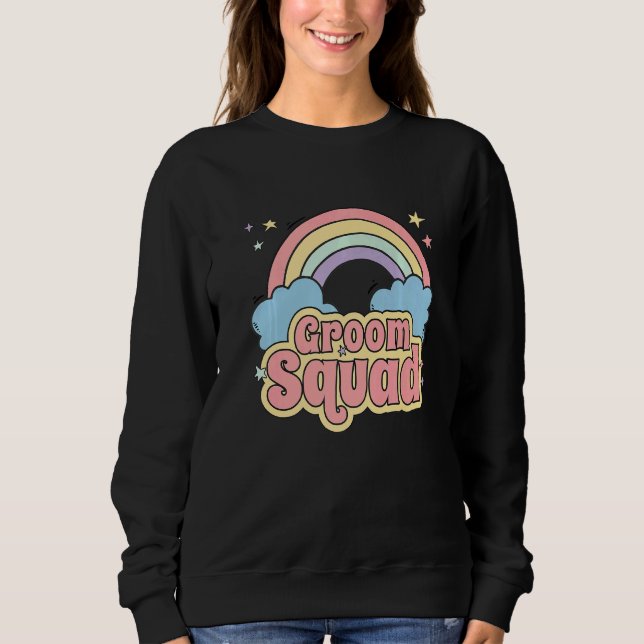 Camiseta Conjunto de Grupo de Despedida de Solteiro Esquadr (Frente)