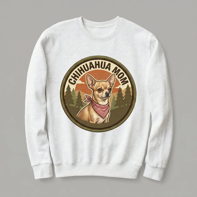 Camiseta Conjunto de Mãe de Chihuahua Presente para Ela (Criador carregado)