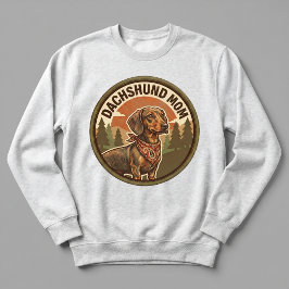 Camiseta Conjunto de Mãe de Dachshund Presente para Ela