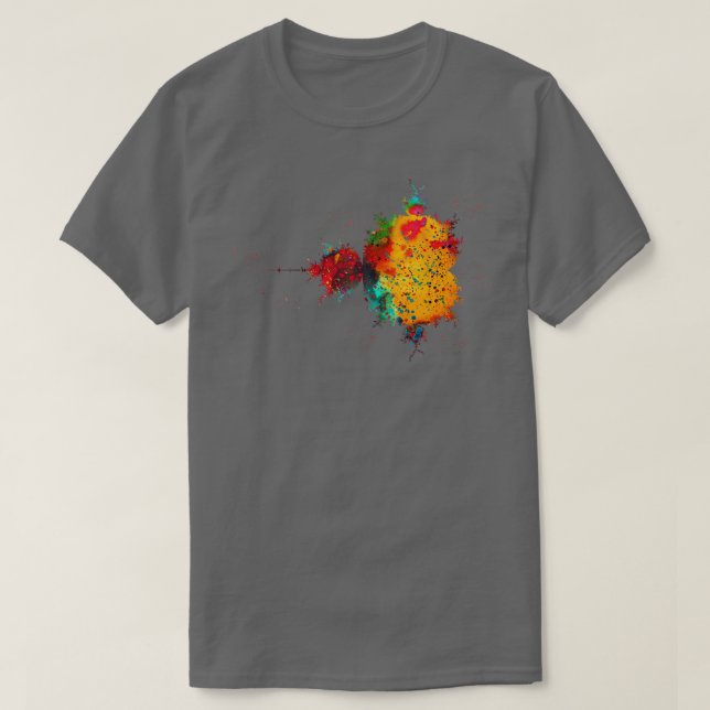 Camiseta Conjunto de Mandelbrot 1 (Frente do Design)
