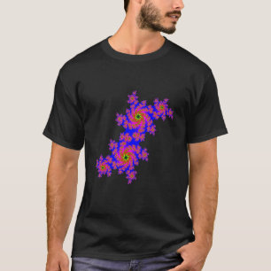 Camiseta Conjunto de Mandelbrot Colorido - Uma Obra-Prima M