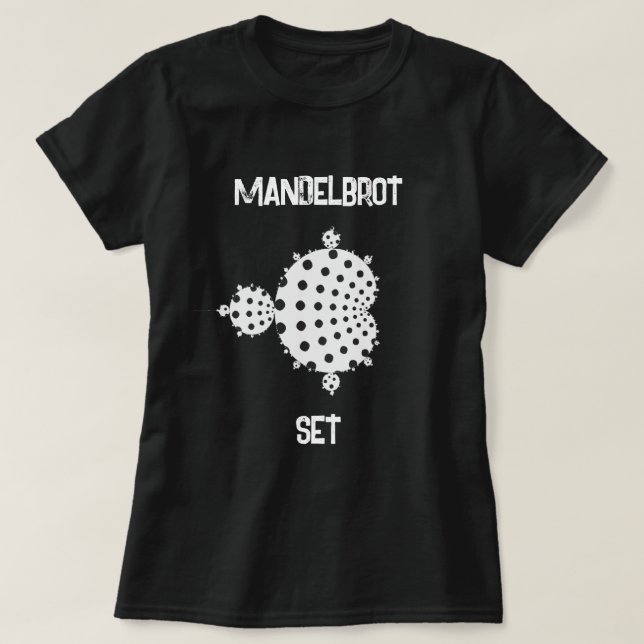 Camiseta conjunto de mandelbrot de cheio (Frente do Design)