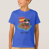 Conjunto de menino pirata fofo zarpa jangada de ma