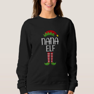 Camiseta Conjunto de Natal Combinando Família da Nana Elf F
