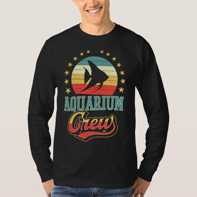 Camiseta Conjunto De Reservatórios De Peixes De Aquário E A (Frente)
