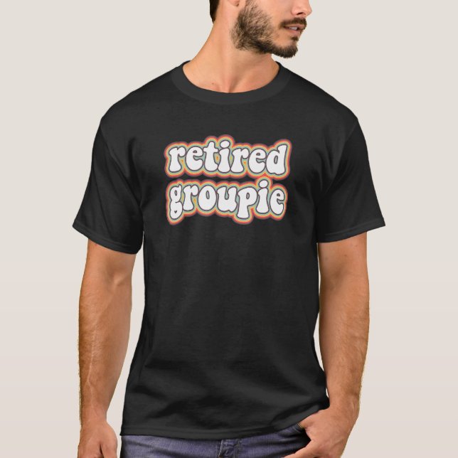Camiseta Conjunto de Roller Disco de Groupie Aposentado Fan (Frente)
