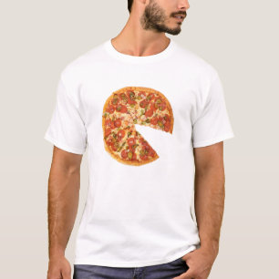 Camiseta Conjunto de Roupa de Bebê Pizza Sem uma Fatia