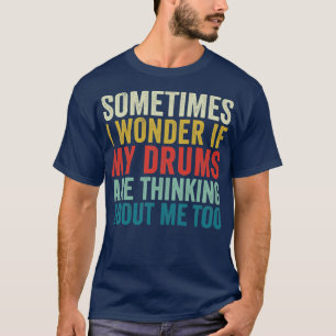 Camiseta Conjunto De Tambor De Arrasto De Arrasto Com Parad