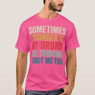 Camiseta Conjunto De Tambor De Arrasto De Arrasto Com Parad