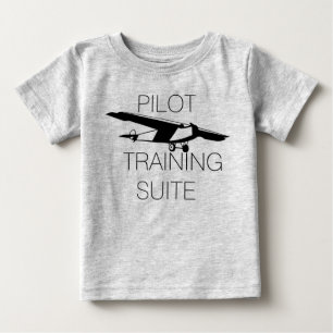 Camiseta Conjunto de treinamento de piloto fofo